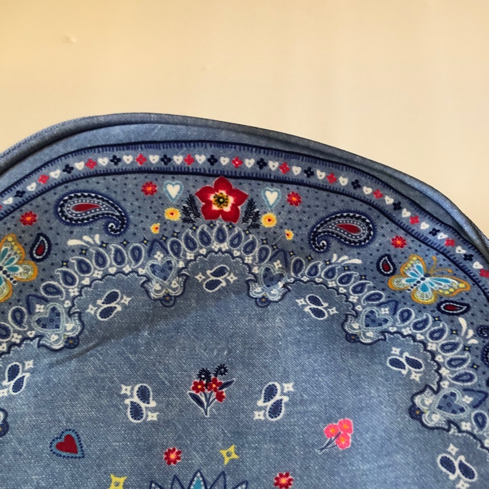 Brighton denim-look bandana butterfly mini backpack - Picture 3 of 9